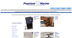 Desktop Screenshot of premiummarine.com